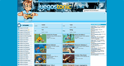 Desktop Screenshot of juegostonic.com