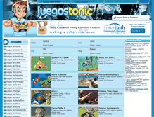 Tablet Screenshot of juegostonic.com